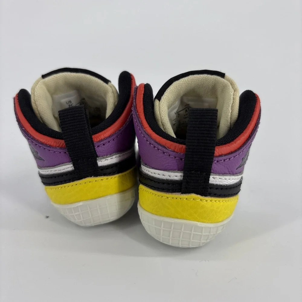 Nike Air Jordan 1 Crib Bootie Infant Multicolor‎ AT3745-109 Size 2C